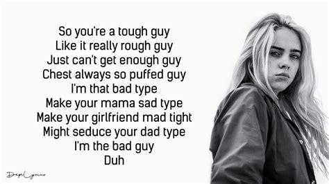 bad guy lyrics